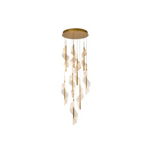 Люстра Velas 9L золотая DIM