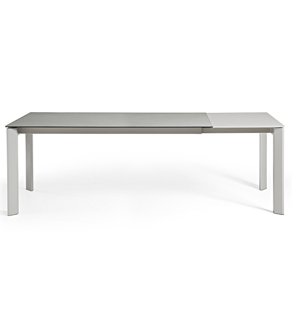 Стол Atta 140 (200) x90 керамика серый