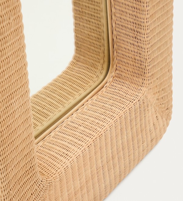 Зеркало из ротанга Zilna 58 x 120 см