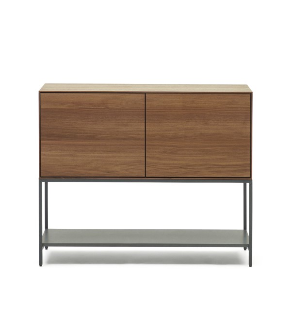 Vedrana Сервант из орехового шпона со стальными ножками 97,5 x 80 см