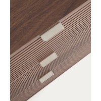 Комод Norlen с 6 ящиками шпон ореха 120 x 75 см