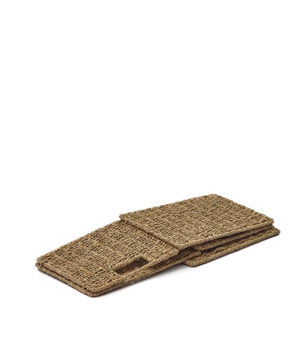 Tossa Складная корзинка из натурального волокна 32 x 27 см