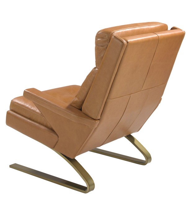 Кресло из кожи цвета Camel 5157