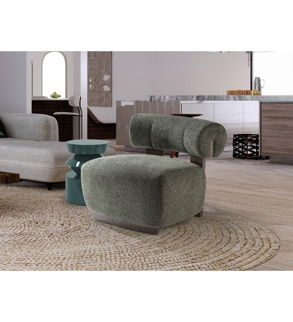 Topaz Кресло орех/зеленый