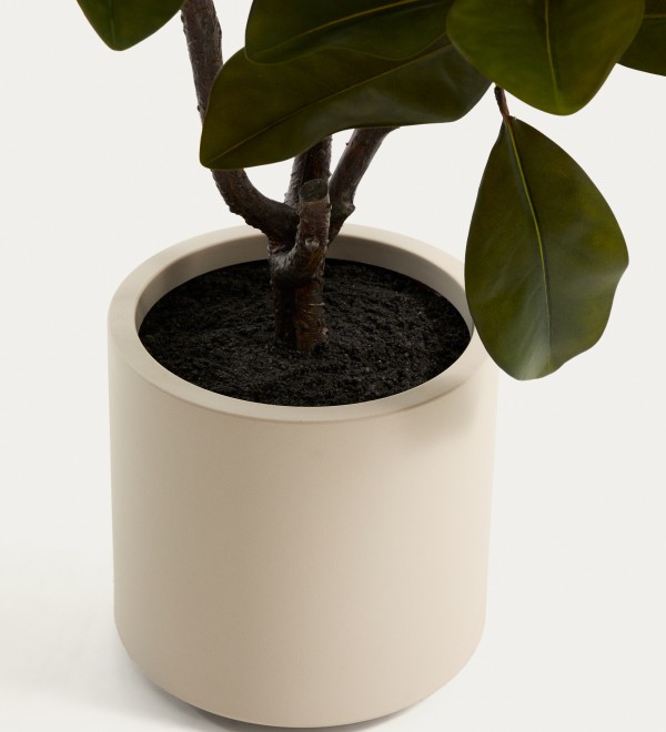 Искусственное растение Magnolia в белом горшке, 160 см