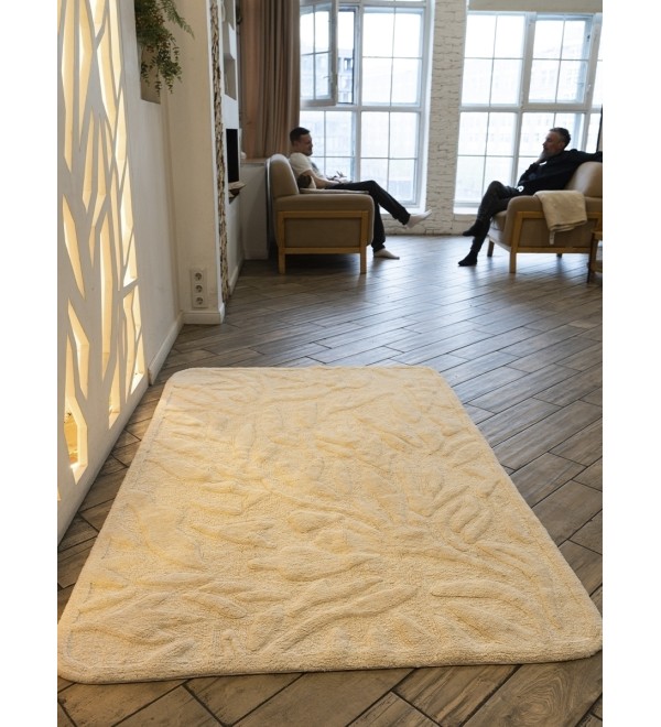 Хлопковый ковер Lillaland Sankofa natural 70*120