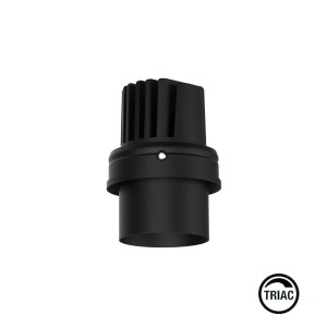 Встраиваемый светильник ELIOS TUBE IP20 10W черный 24є 2700K TRIAC