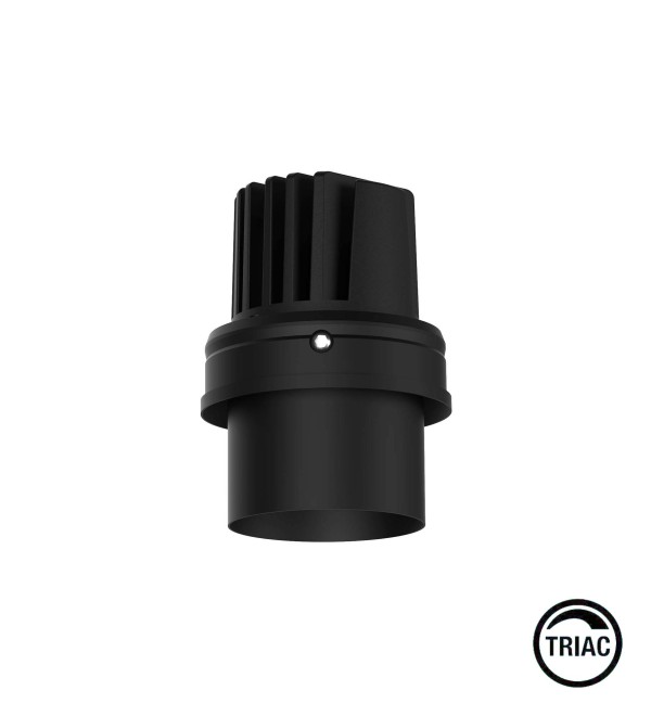 Встраиваемый светильник ELIOS TUBE IP20 10W черный 24° 2700K TRIAC