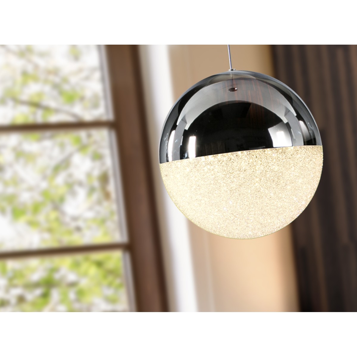 Подвесной светильник Sphere 1L LED Ø20 хром