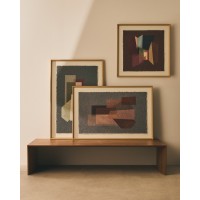 Картина Veluni из переработанной бумаги разноцветная 60 x 90 см
