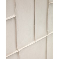 Klis Картина из белого льна с геометрическими фигурами, 120 х 200
