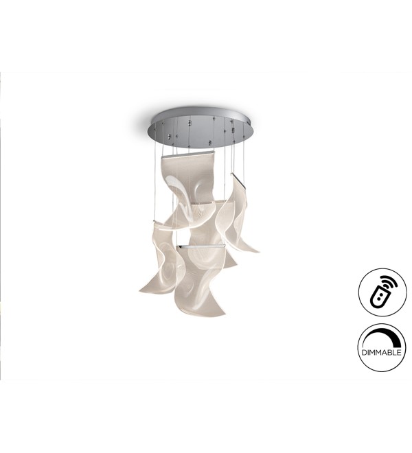 Люстра Velos II 5L хромированная DIM