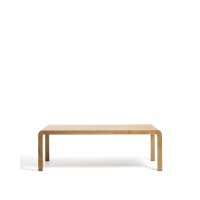Раздвижной стол Erisia из массива дуба с натуральной отделкой, 180 (230) x 90 см