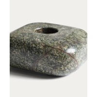 Подсвечник Liren из зеленого мрамора, 3 см