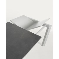 Стол Atta140 (200) x90 серый керамика
