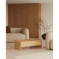 Abilen Подъемный журнальный столик из дуба 110 x 60 см FSC 100%