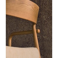 Стул Falconera со съемным чехлом из массива дуба с натуральной отделкой FSC Mix Credit
