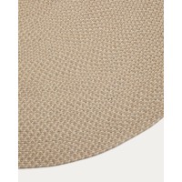 Овальный ковер Rodhe бежевый 100% ПЭТ 160 x 230