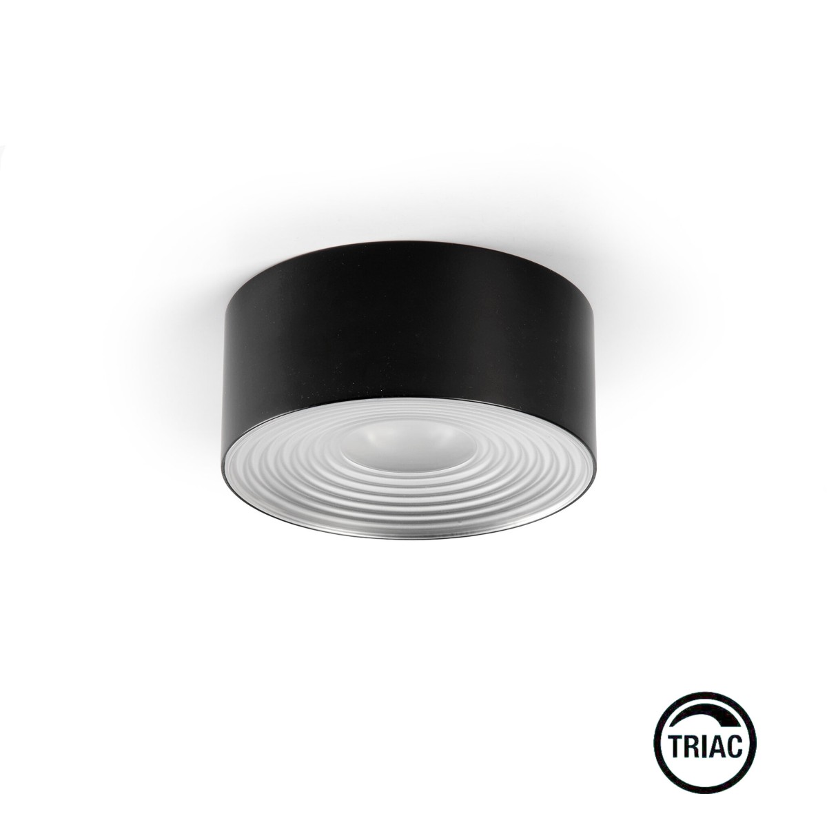 TEK Потолочный светильник 10W черный 40є 3000K CRI90 TRIAC