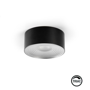 TEK Потолочный светильник 10W черный 40є 3000K CRI90 TRIAC