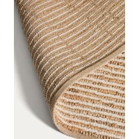 Ковер Derule бежевый из джута и шерсти 230 x 160 см