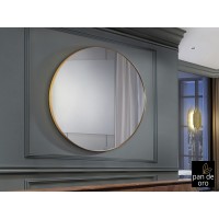 Зеркало круглое Orio Ø120 золото