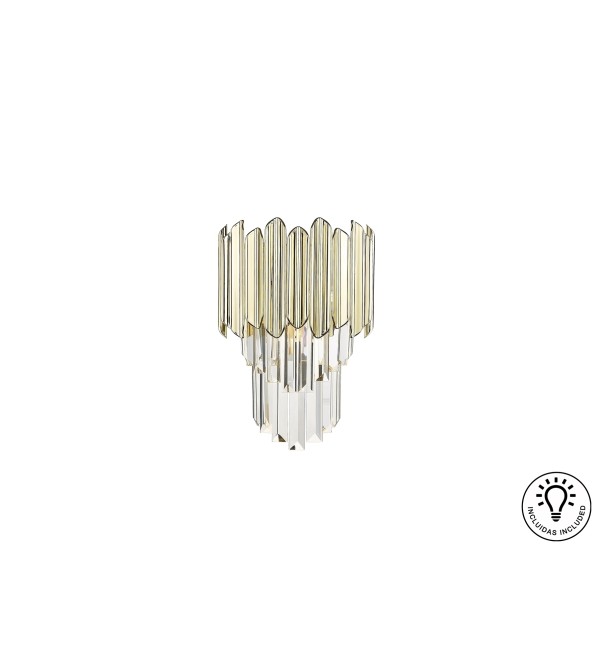 Бра Tiara 1L хром-золотой