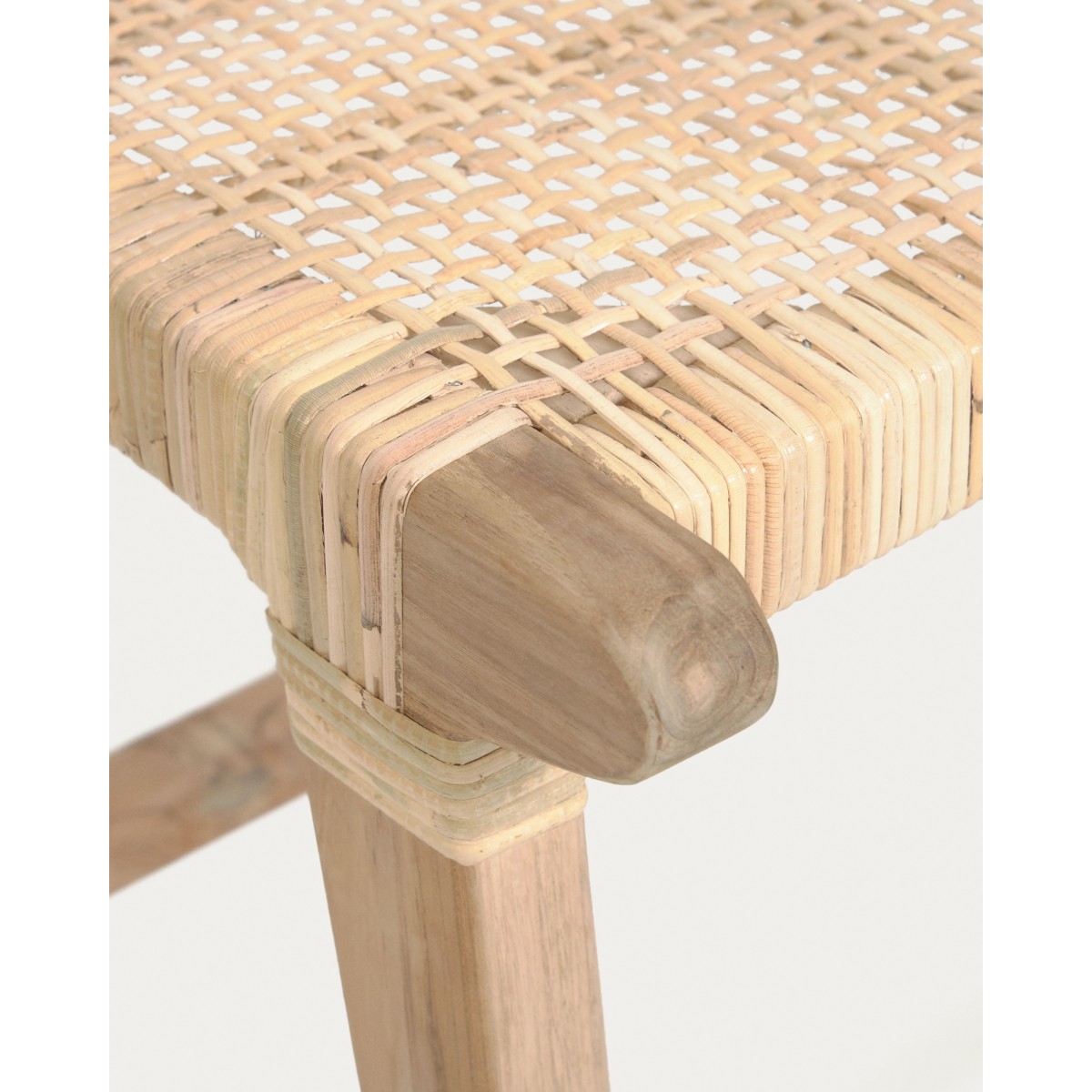 Скамья Beida из массива тика, 120 см