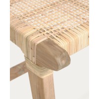 Скамья Beida из массива тика, 120 см