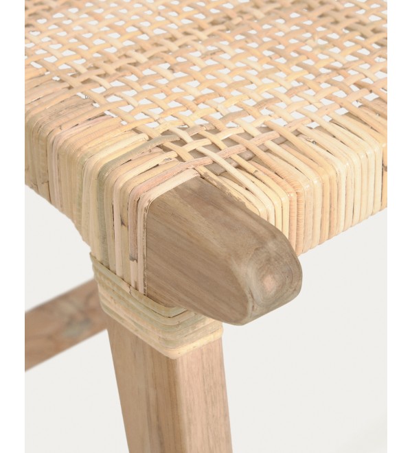 Скамья Beida из массива тика, 120 см