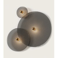 Бра Tan Tan A1053/10 см золотой металл + 1125/60 см черный ротанг