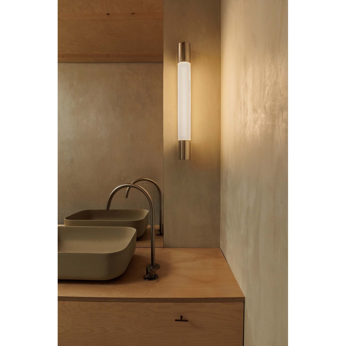 KIVA 600 Настенный светильник хром LED 10W 3000K