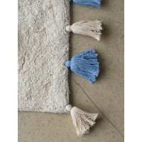 Хлопковый ковер Lillaland COLORFUL WHITE BLUE 120*180