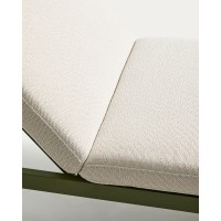 Шезлонг Kionia из зеленого алюминия