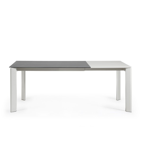 Стол Atta140 (200) x90 серый керамика