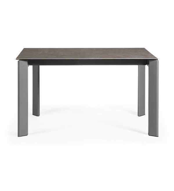 Стол Atta 140 (200) x90 графит керамика