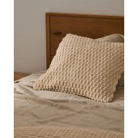 Чехол для подушки Mascarell белый из хлопка 50 x 50 см