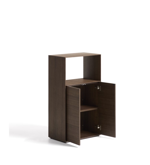Стеллаж из шпона ореха Visala 60 x 106 см