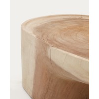 Mosi Журнальный столик с ножкой из массива мунгура Ø 90 x 50 см