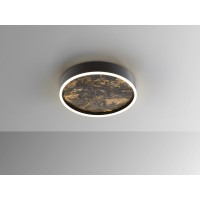 Потолочный светильник Stone CCT- черный LED 40D
