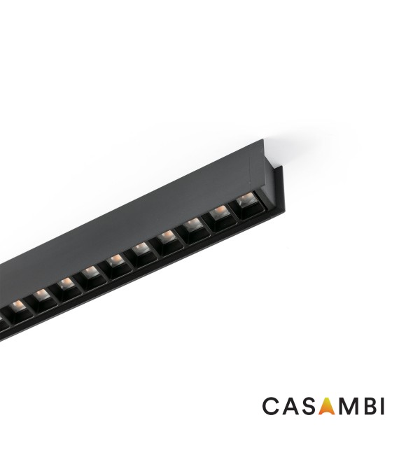 Потолочный светильник LUVA VISION 1120 16W 3000K черный CASAMBI