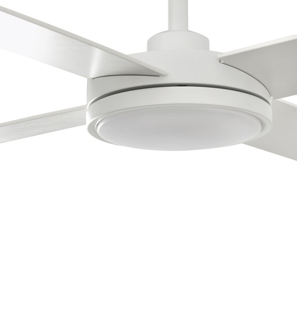 Потолочный вентилятор SAINT Ш1320MM белый 4 PALAS белый 24W CCT