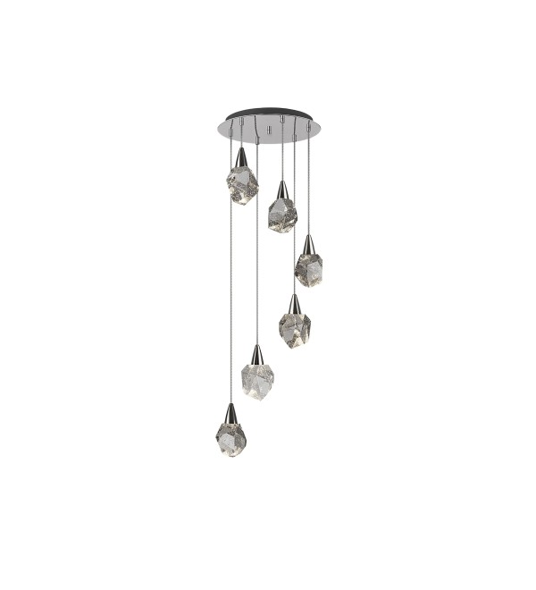 Люстра Aquaria 6L хром