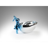 Cuenco Rabbit Декоративная фигура синий/серебряный