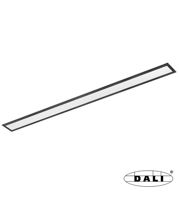 Встраиваемый светильник Via DALI черный EMPOTRADO 112CM 52W 4000K