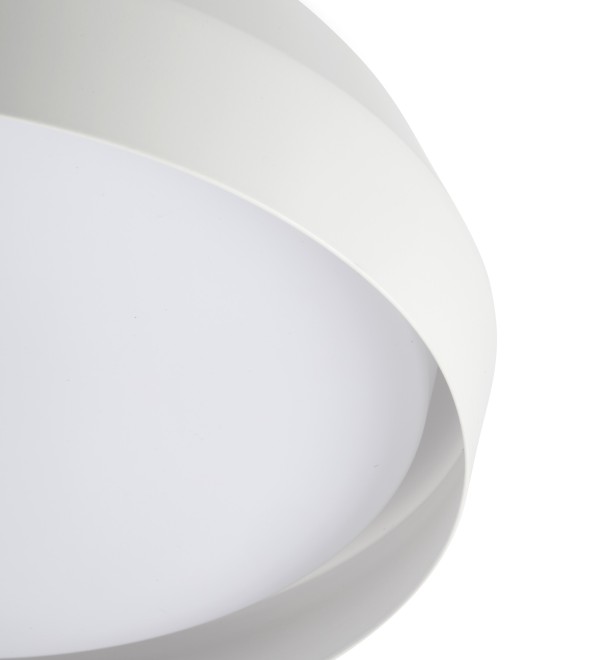 Белый настенный/потолочный светильник Shoku 350 LED 24W 2700K DIM