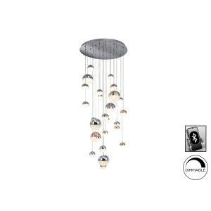 Подвесной светильник Sphere LED 27L Ø80 DIM BLUETOOTH CCT цветной