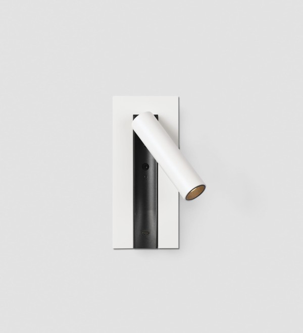 GABO Бра с ридером USB белое LED 4W 2700K