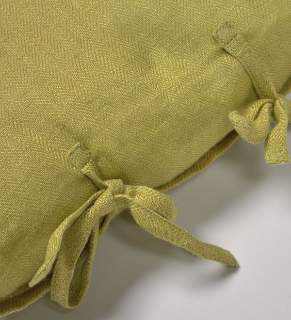 Чехол для подушки Tazu из 100% льна зеленый 30 x 50 cm