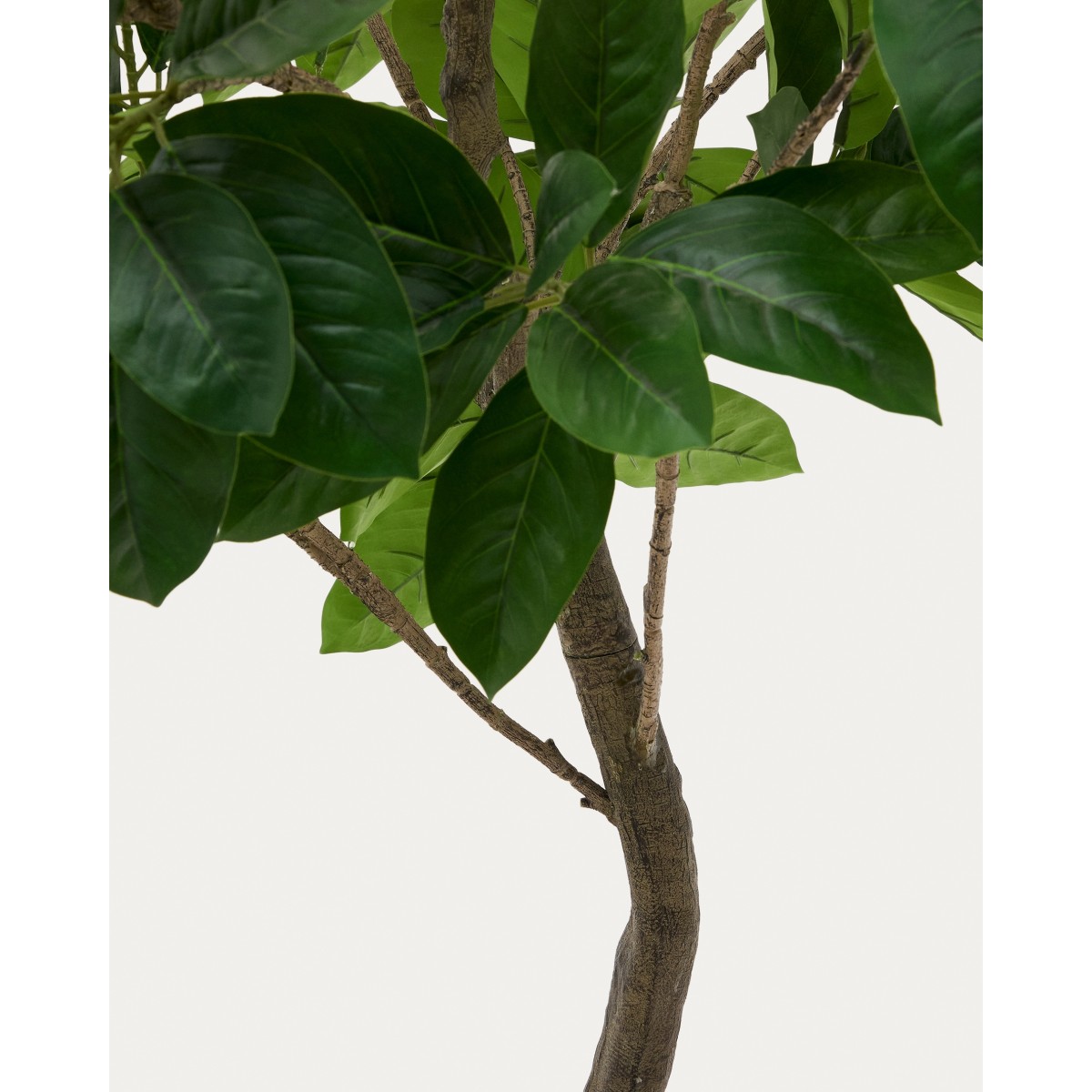 Ficus Искусственное дерево фикус в черном горшке 210 см